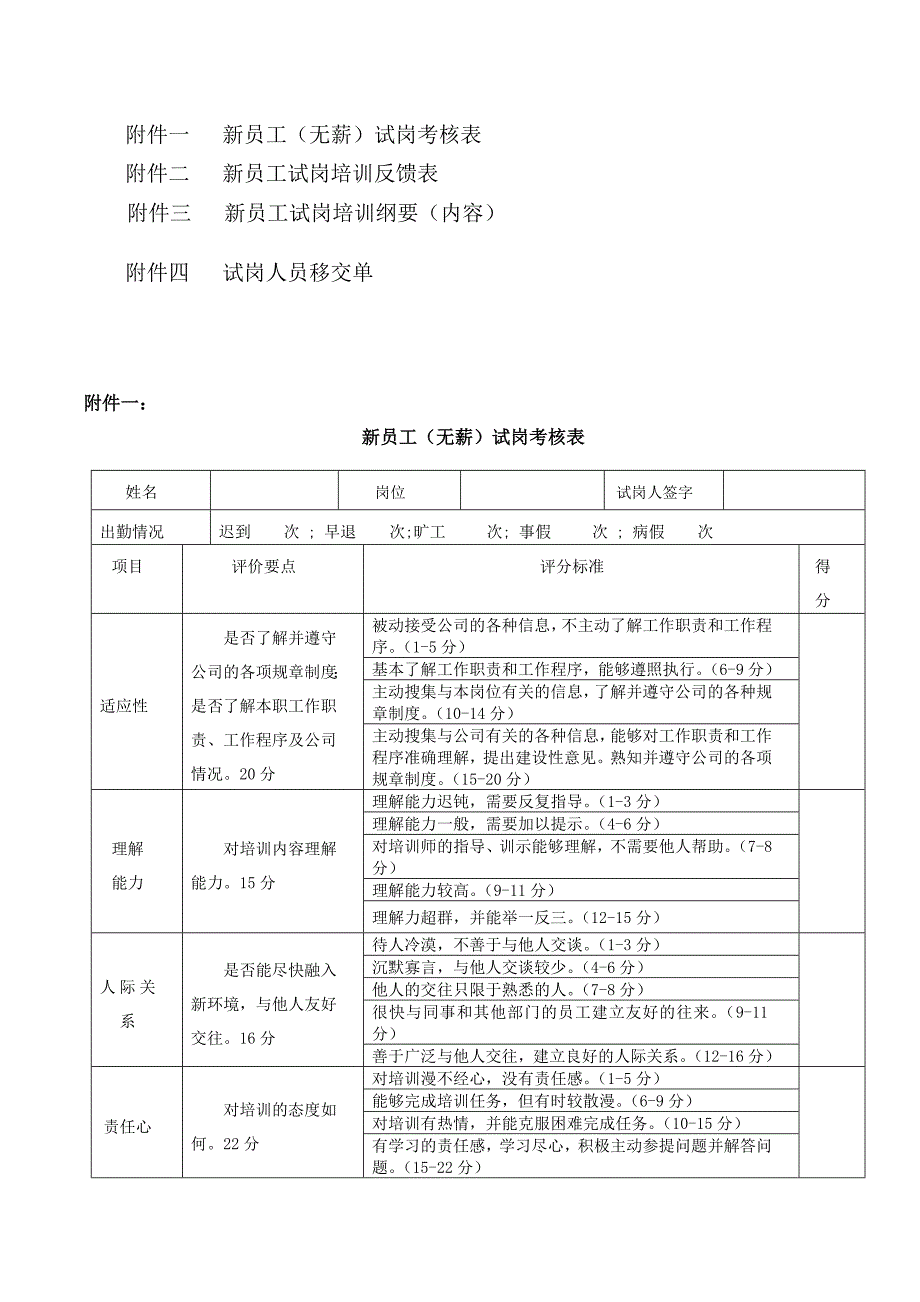 新员工试岗培训实施方案新_第3页