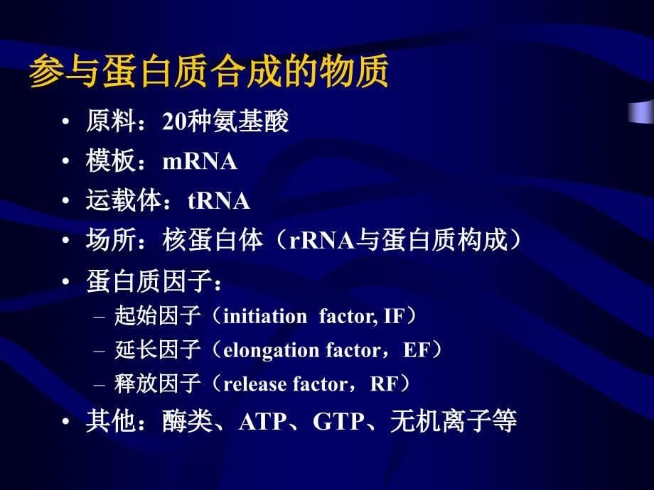 蛋白质的生物合成翻译ProteinBiosynthesisTranslation0000_第5页