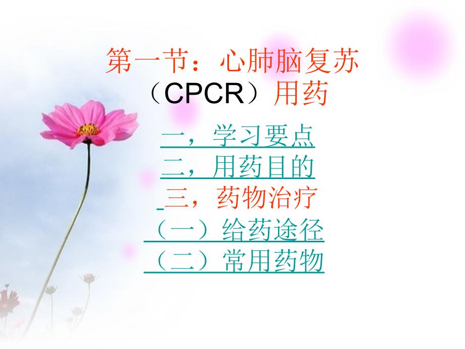 《心肺脑复苏用药》PPT课件.ppt_第1页