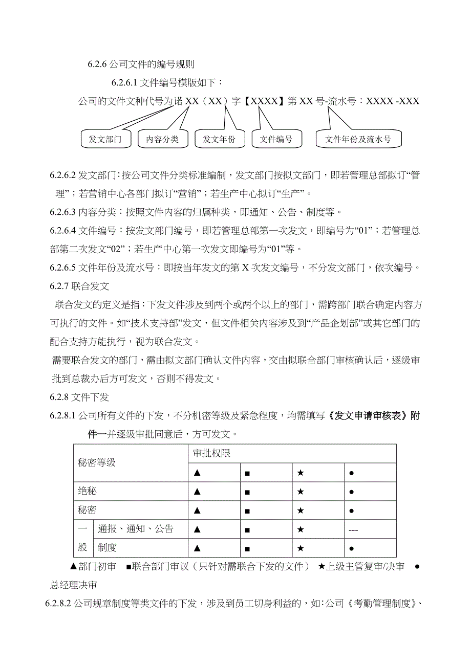 公司行文管理规定_第4页