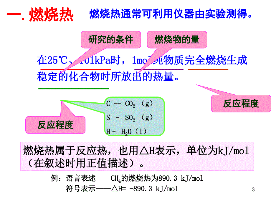 人教版化学选修四-第二节燃烧热能源_第3页