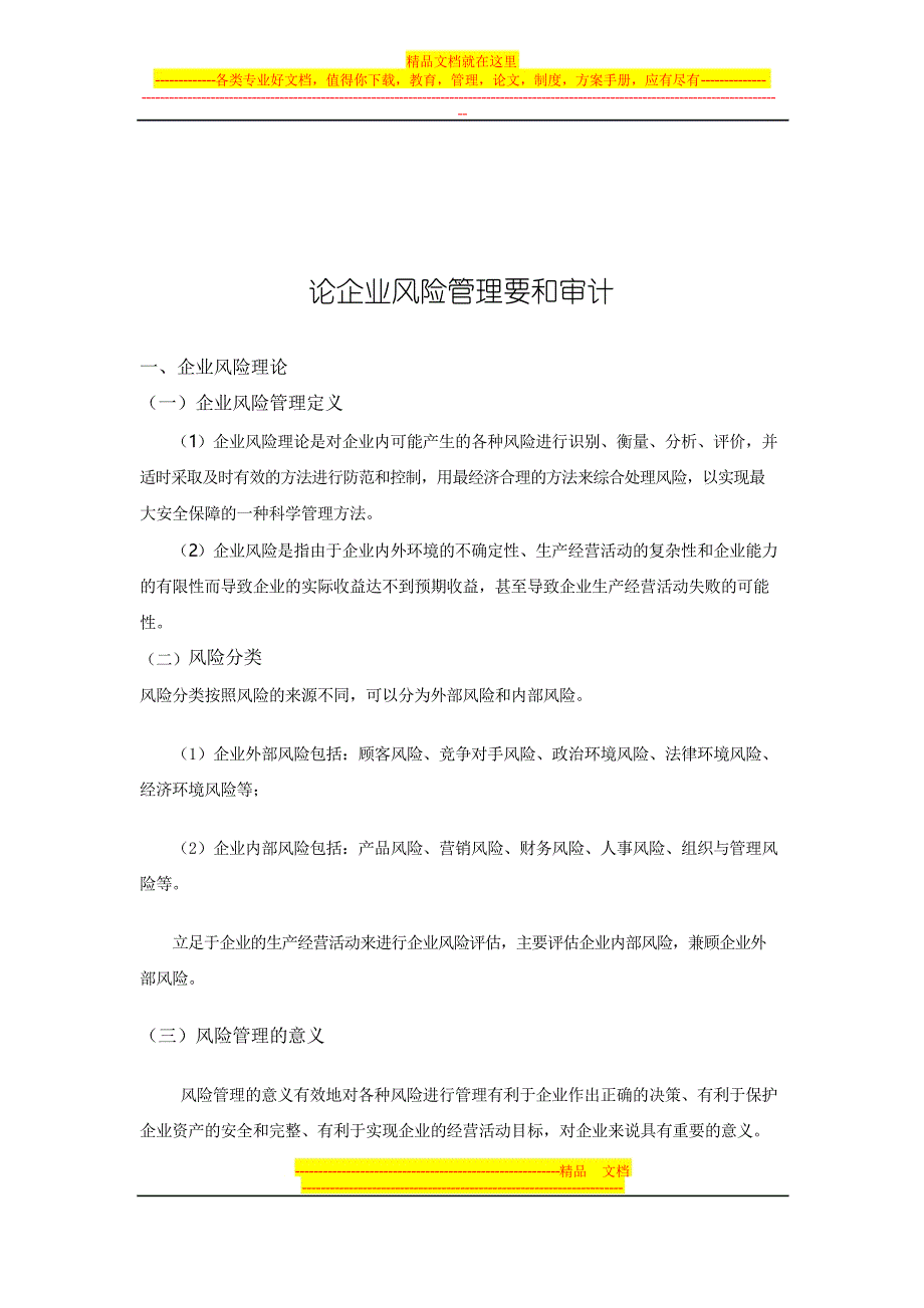 企业风险管理和审计_第3页