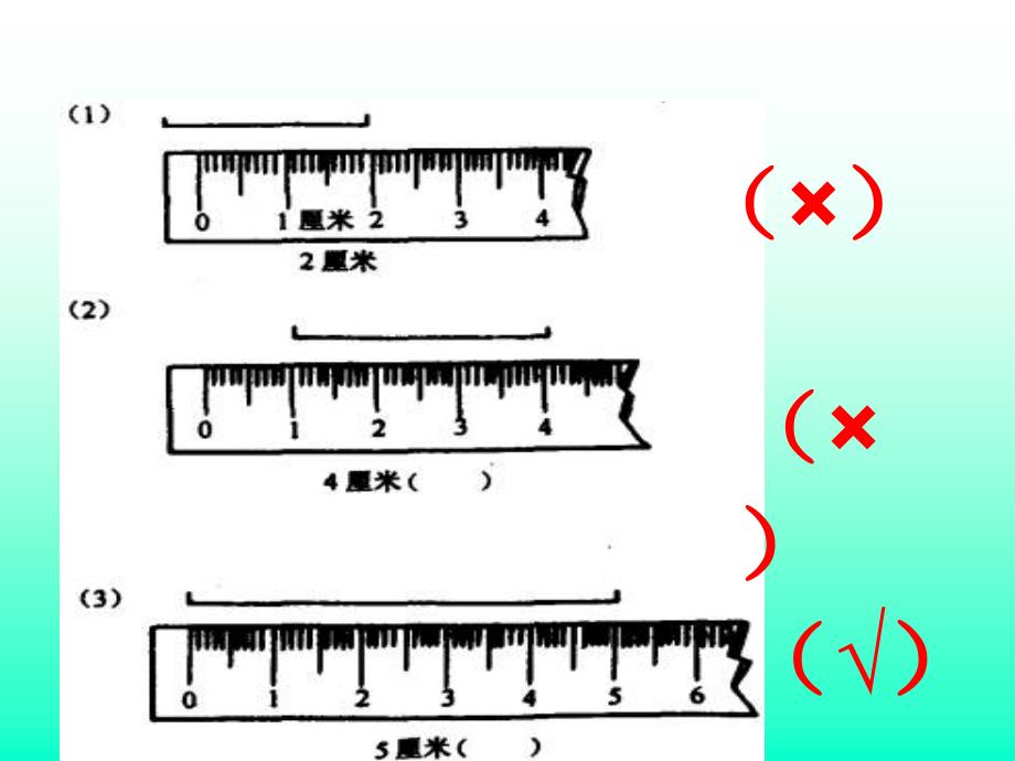 厘米和米的认识练习课_第4页