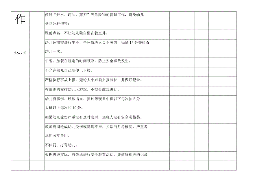 幼儿园教师考核表_第2页