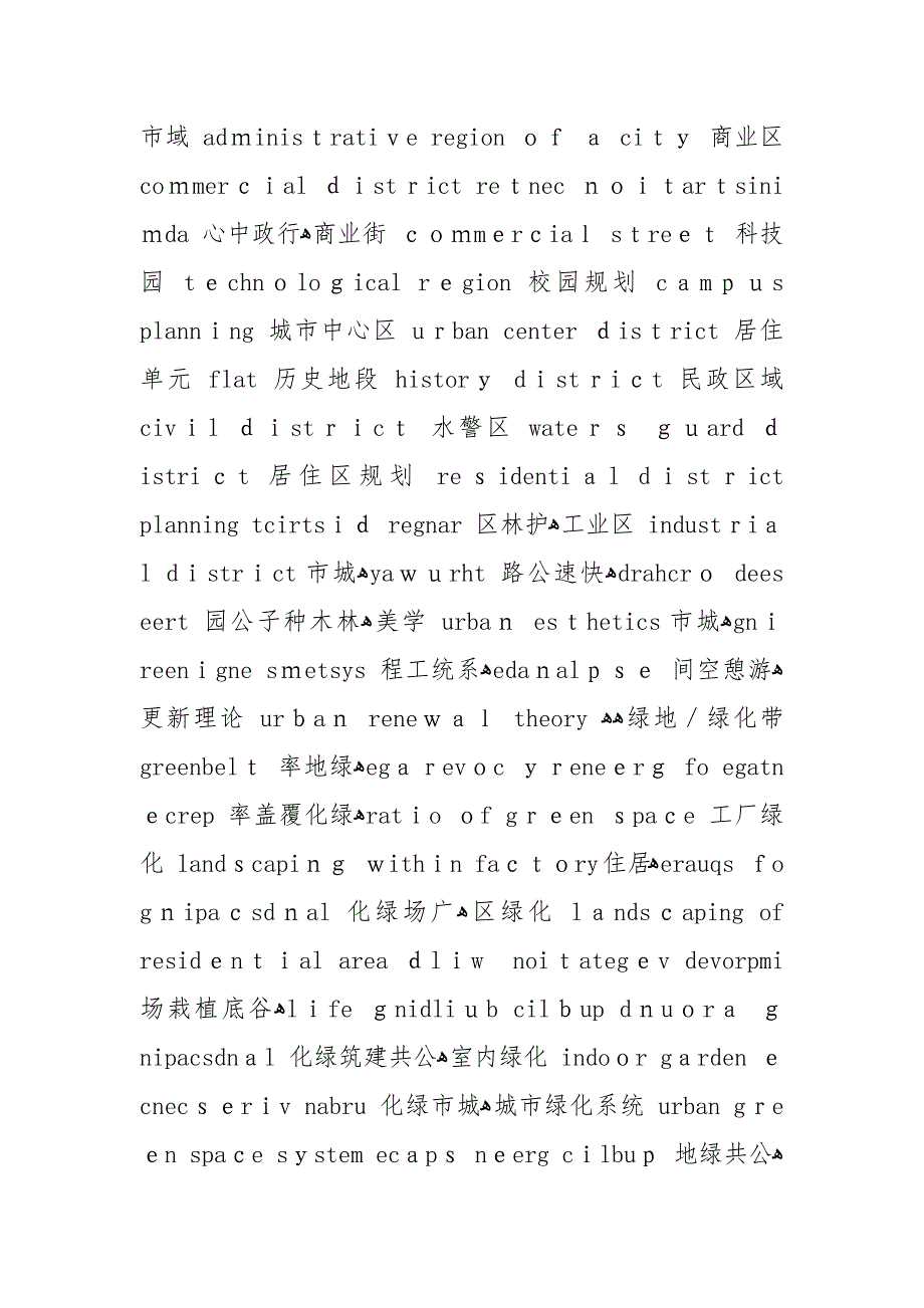 园林常用中英文对照-自己整理.docx_第4页