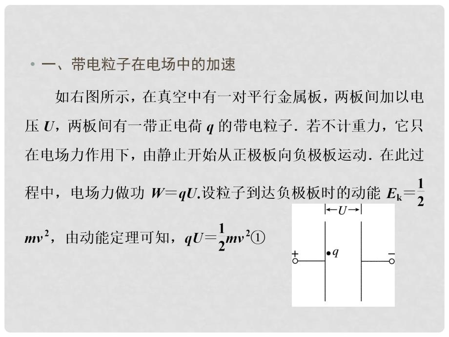 高考物理总复习 65带电粒子在匀强电场中的运动课件 新人教版_第4页