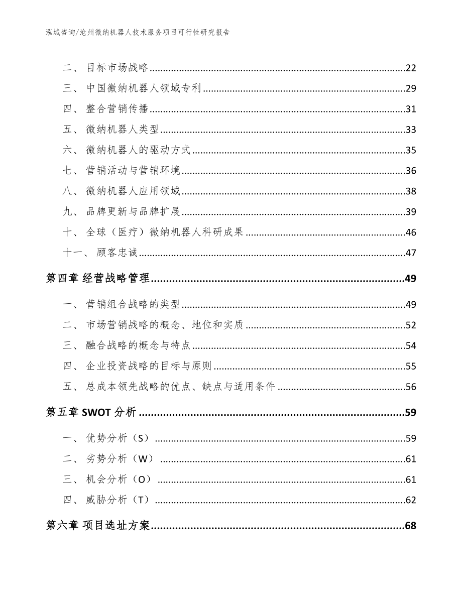 沧州微纳机器人技术服务项目可行性研究报告（模板范文）_第3页