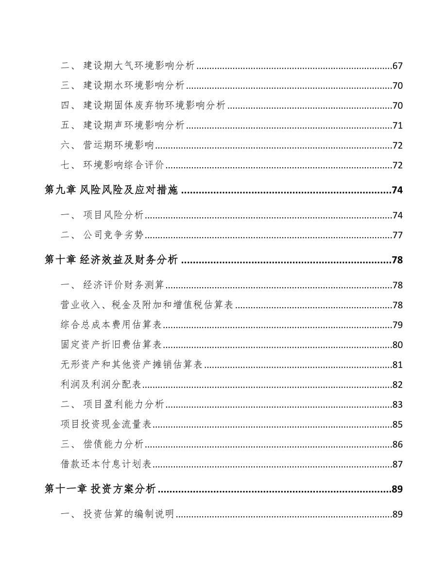 嘉兴关于成立汽车制动零件公司可行性报告_第5页