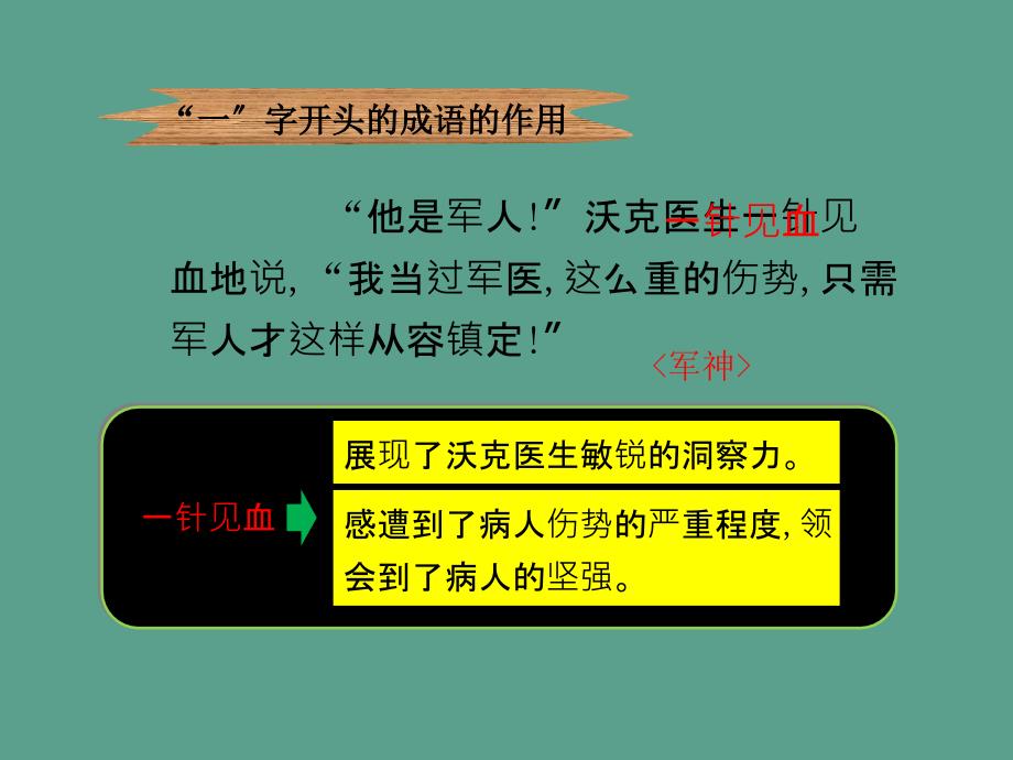 积累一字开头的成语27军神ppt课件_第4页