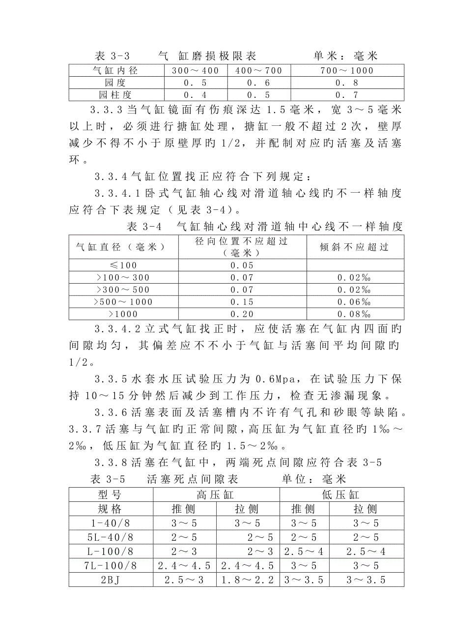 空压机检修规程_第5页