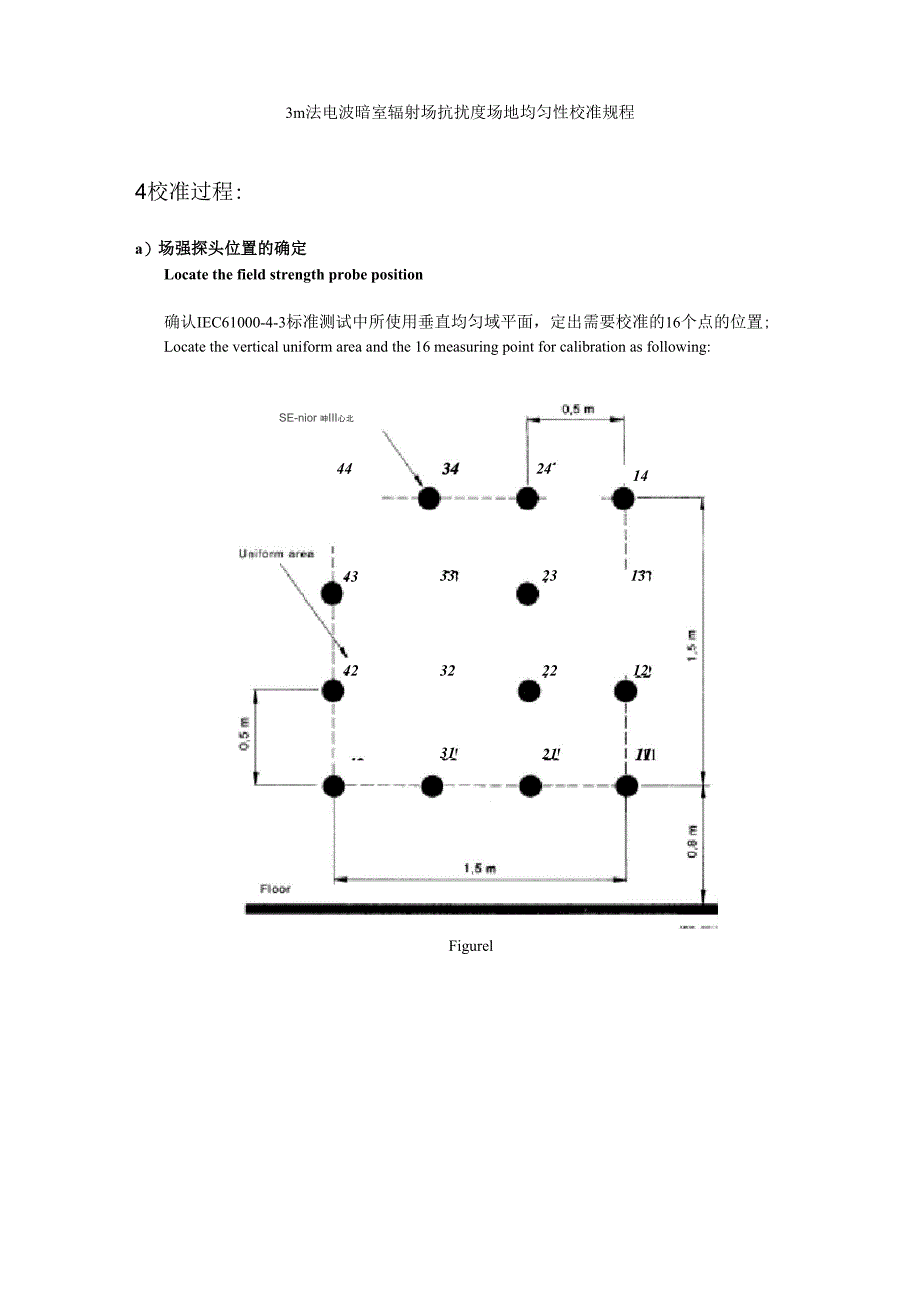电波暗室辐射场抗扰度场地均匀性校准规程_第3页