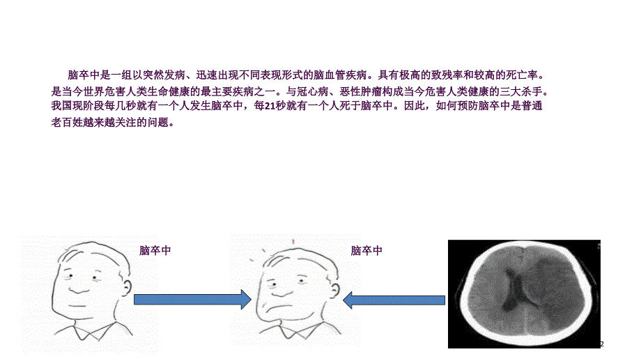 脑卒中趣味版ppt课件_第2页