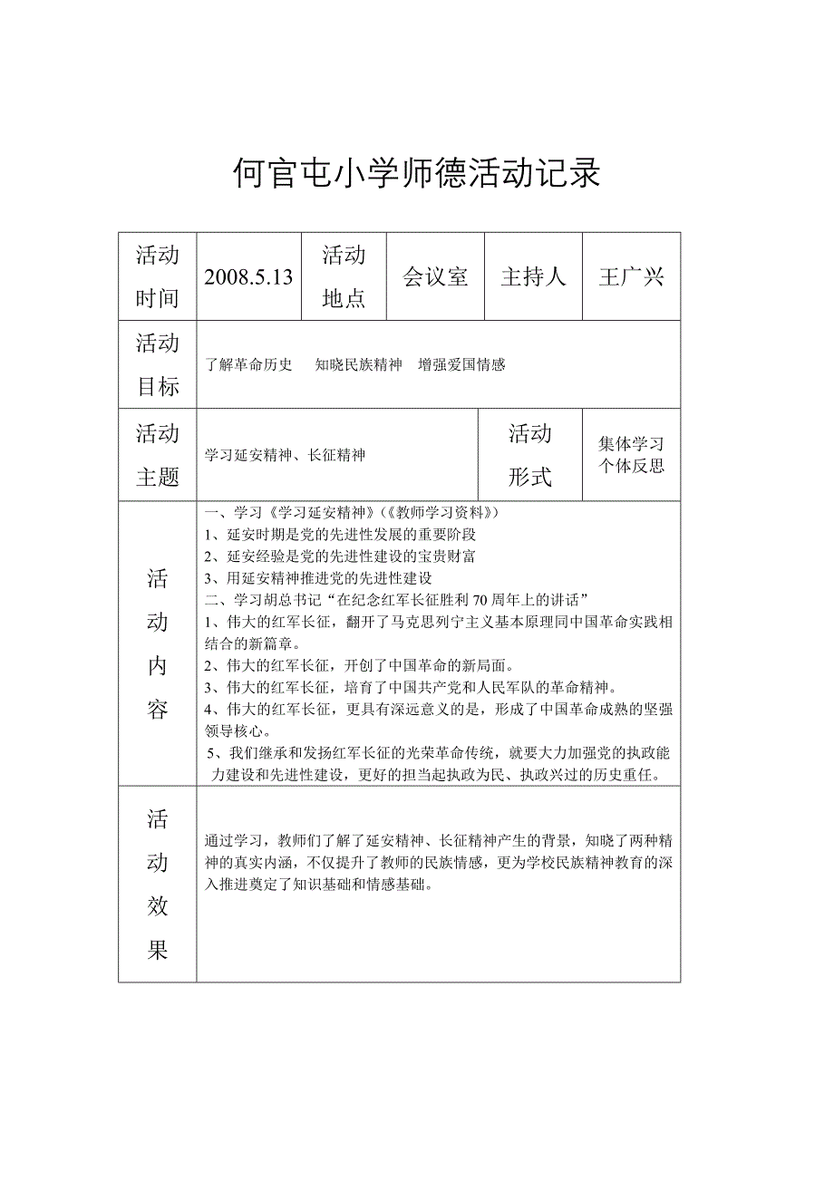 小学师德活动记录_第3页