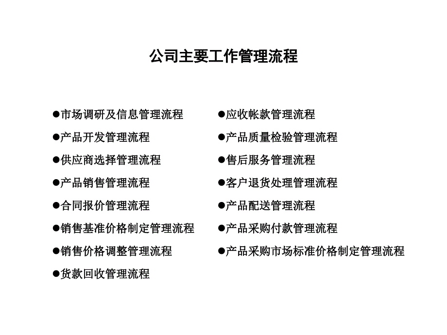 贸易公司主要业务工作流程图_第1页