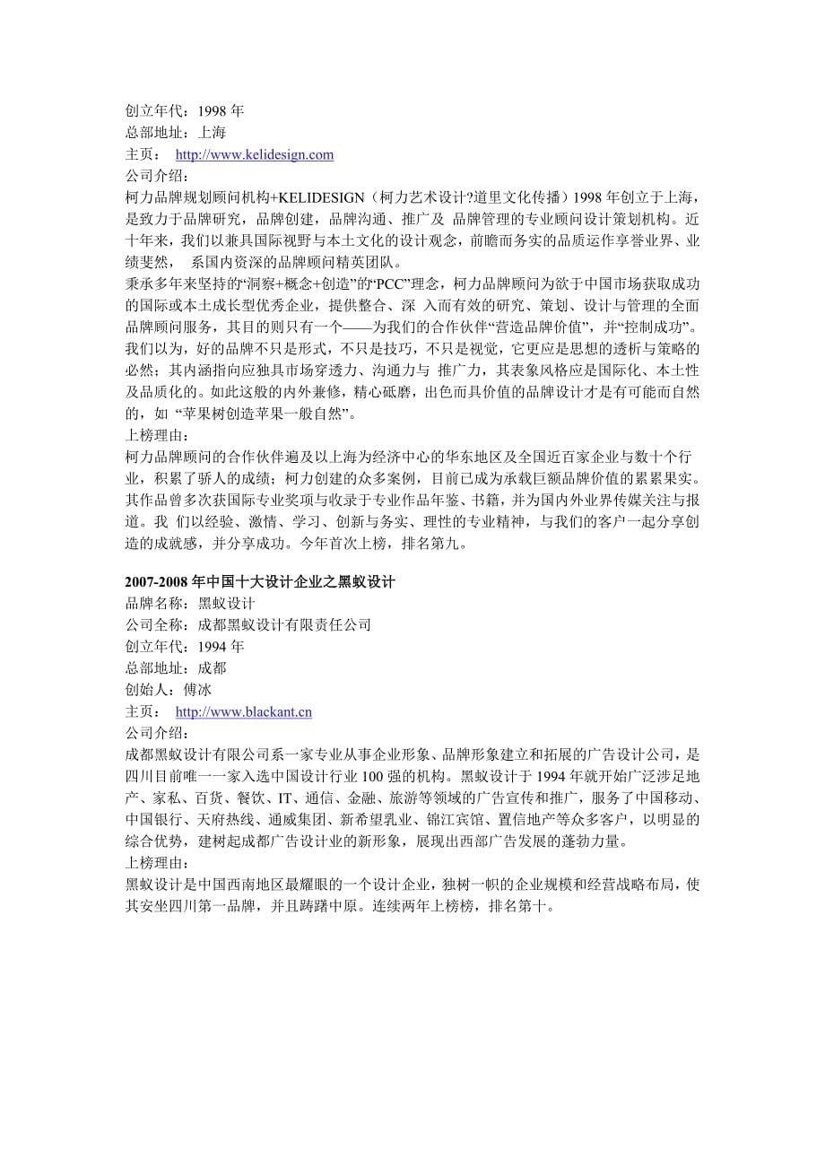 中国十大设计公司.doc_第5页