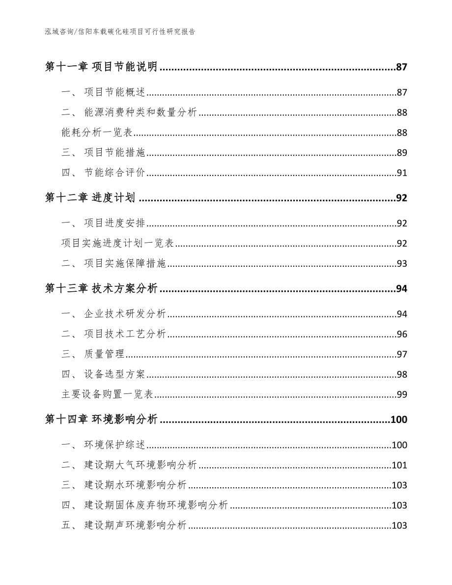 信阳车载碳化硅项目可行性研究报告模板范文_第5页