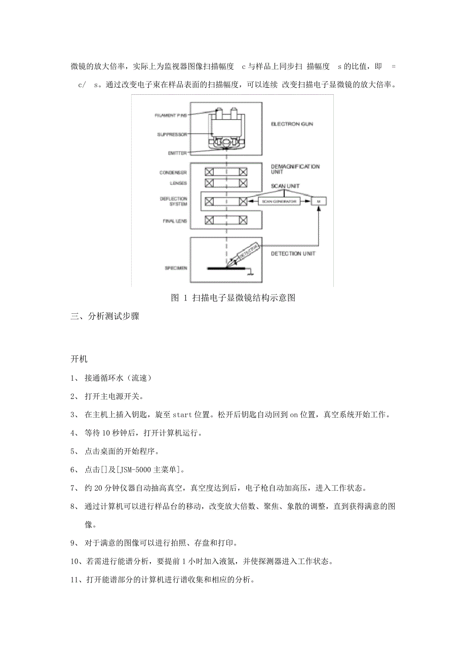 扫描电镜及能谱分析—南理工_第3页