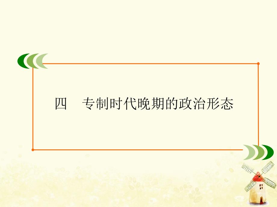 2020版高中历史 专题一 古代中国的政治制度 4 专制时代晚期的政治形态课件 人民版必修1_第2页