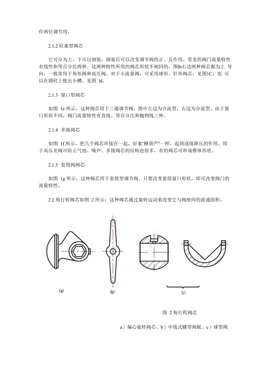 气动调节阀阀芯选择_第2页