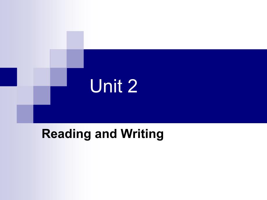 高中英语选修7Unit2ReadingandWriting_第1页