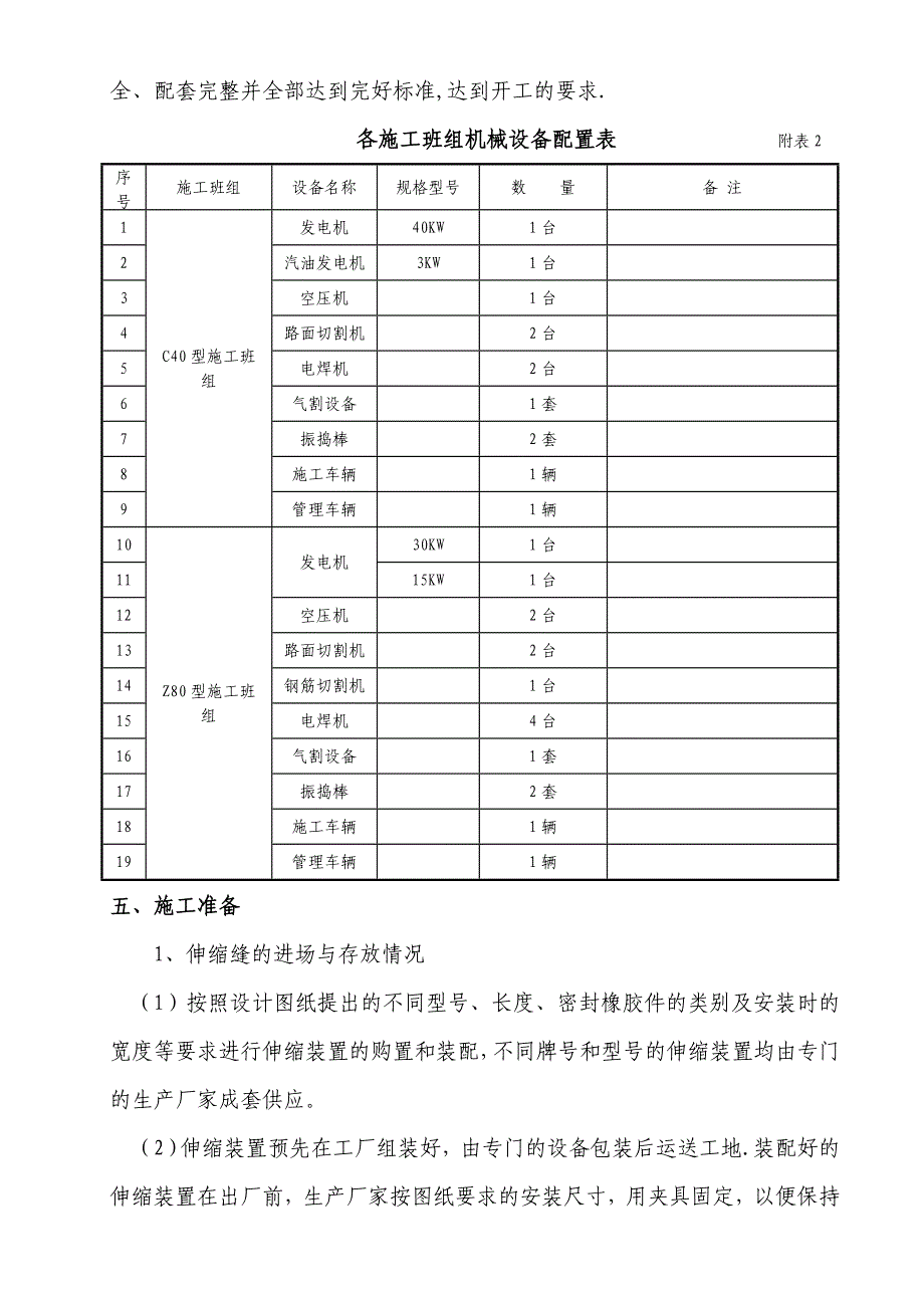 【施工方案】桥梁伸缩缝施工方案-(2)_第4页