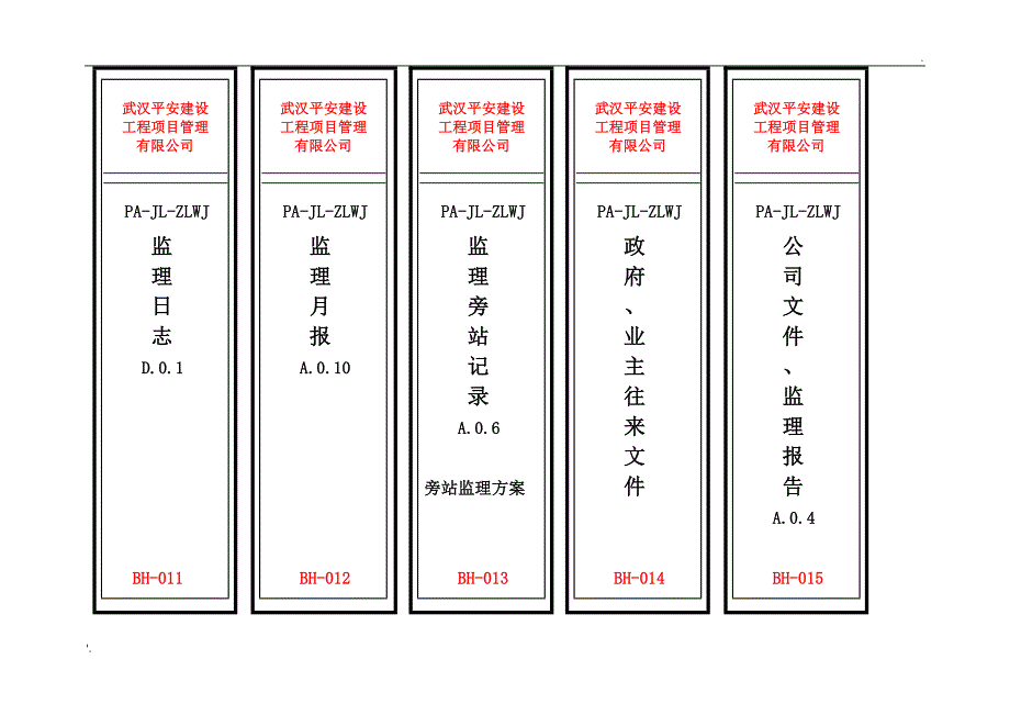 监理档案盒标签_第3页