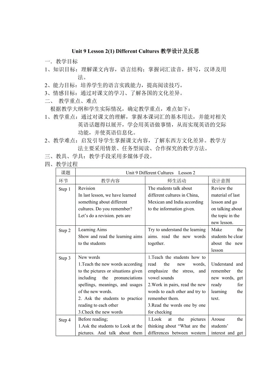 初二下Unit9Lesson2教学设计.doc_第1页