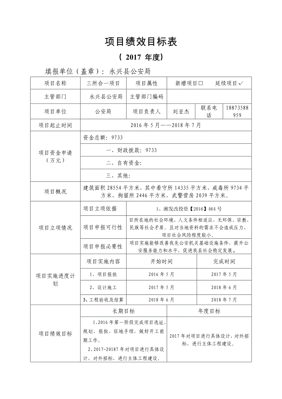 项目绩效目标表_第4页