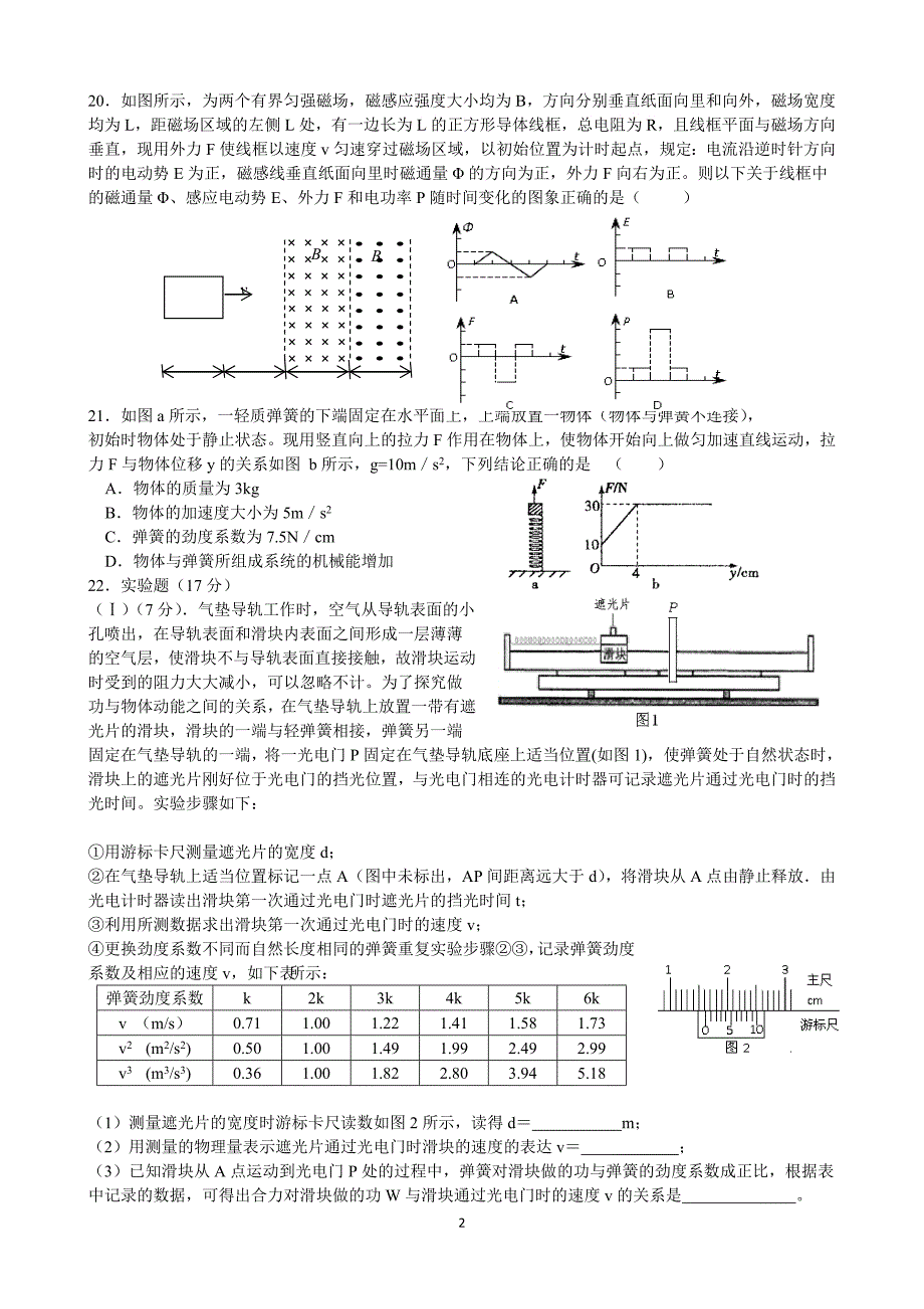 高2012级高考物理综合训练(四).doc_第2页