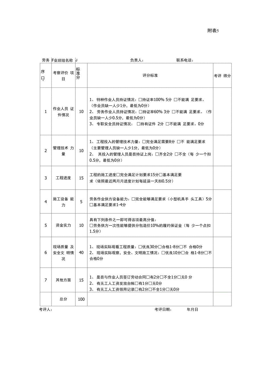 劳务班组备案登记表_第5页