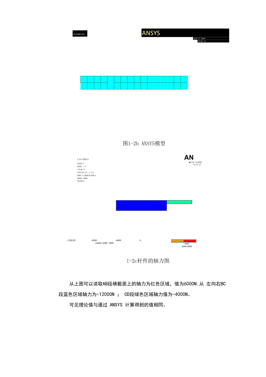 ansys材料力学问题地模拟_第4页