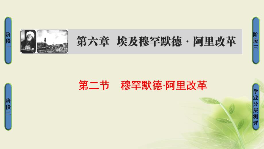 高中历史第六章埃及穆罕默德8226;阿里改革2穆罕默德8226;阿里改革课件北师大版选修108140182_第1页