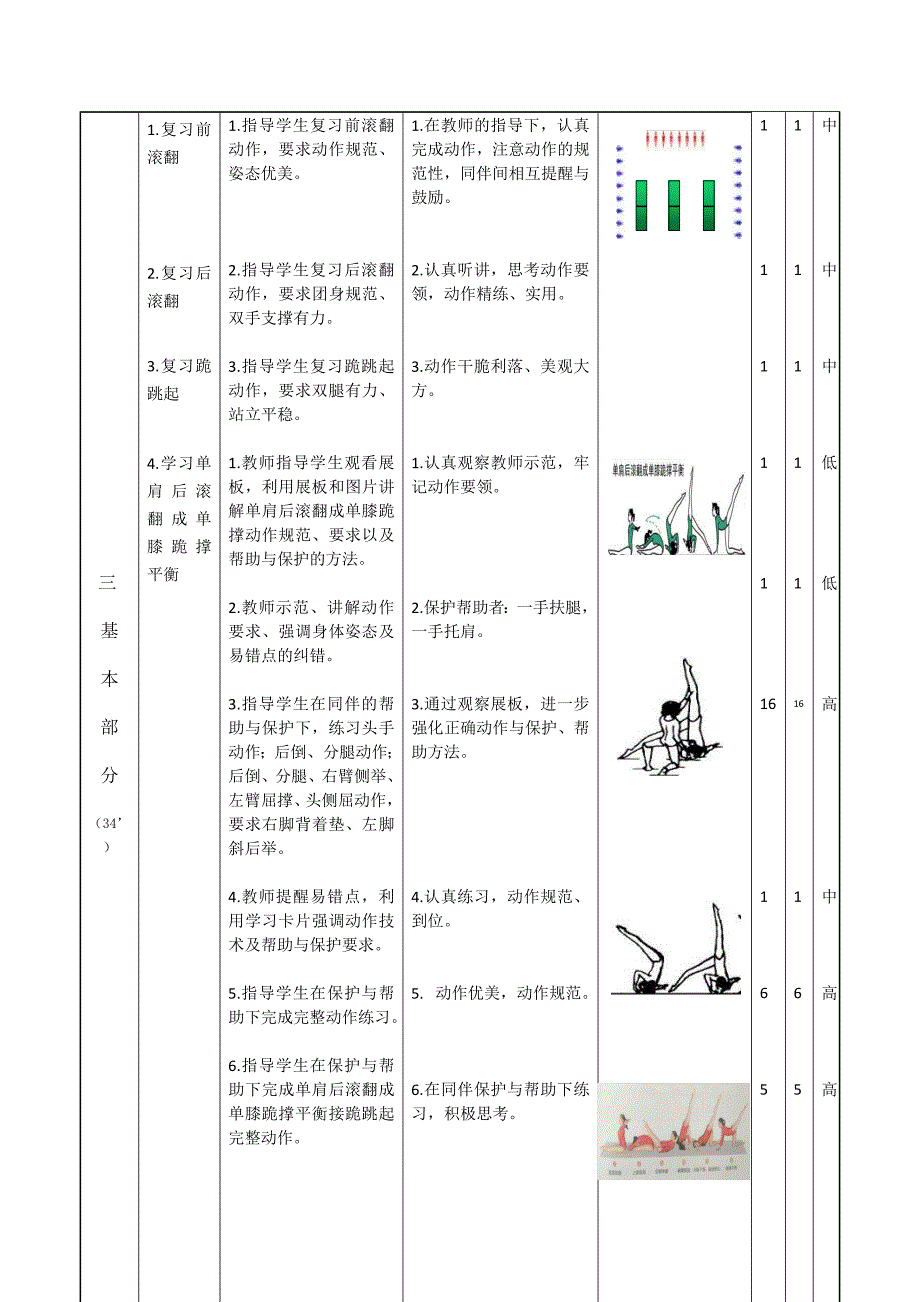 单肩后滚翻成跪撑平衡.doc_第3页