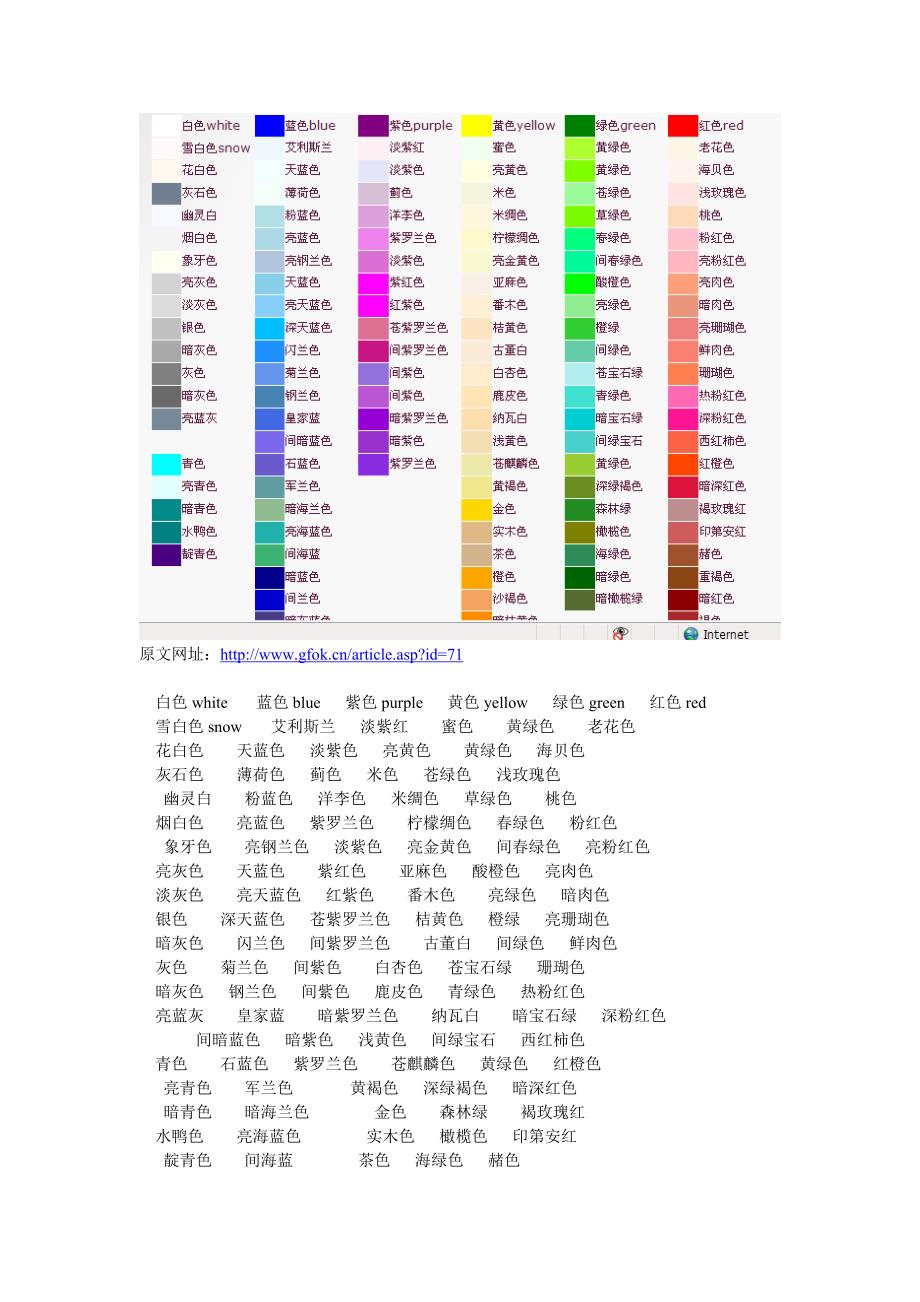 各种颜色对应英文单词.doc_第4页