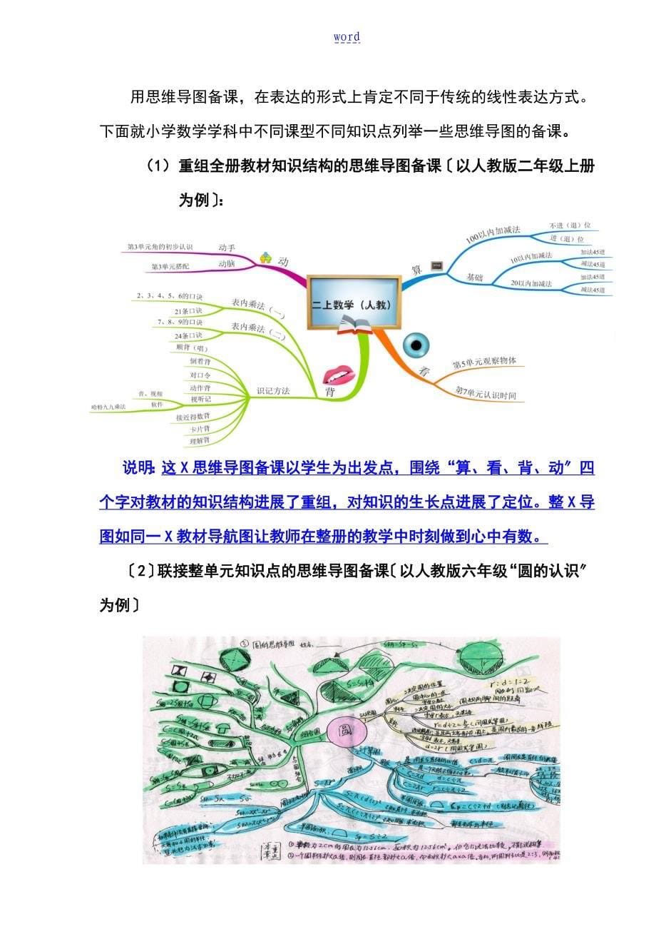 运用“思维导图”进行小学数学有效备课地“四部曲”(3)_第5页