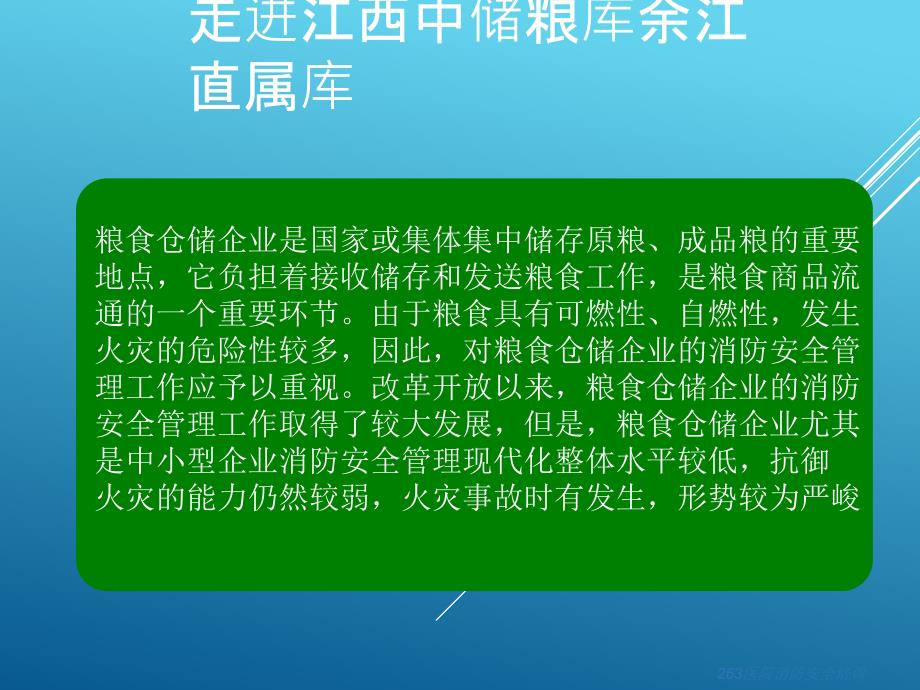 粮库消防安全培训PPT课件_第2页