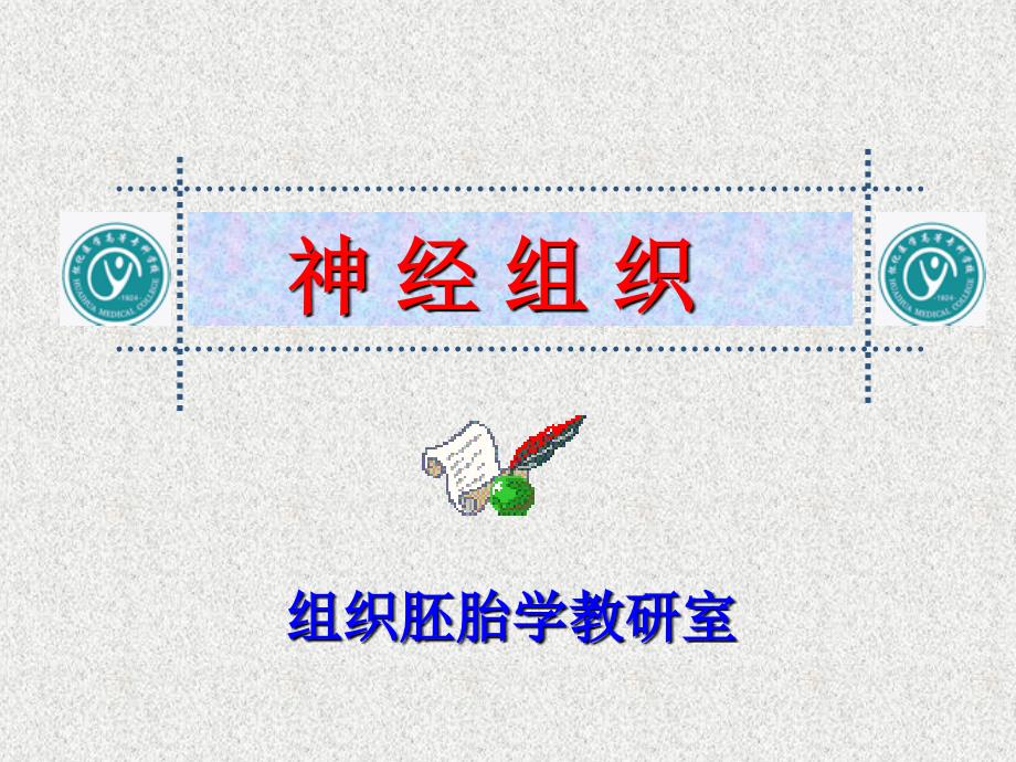 人体解剖与组织胚胎第四章神经组织_第1页