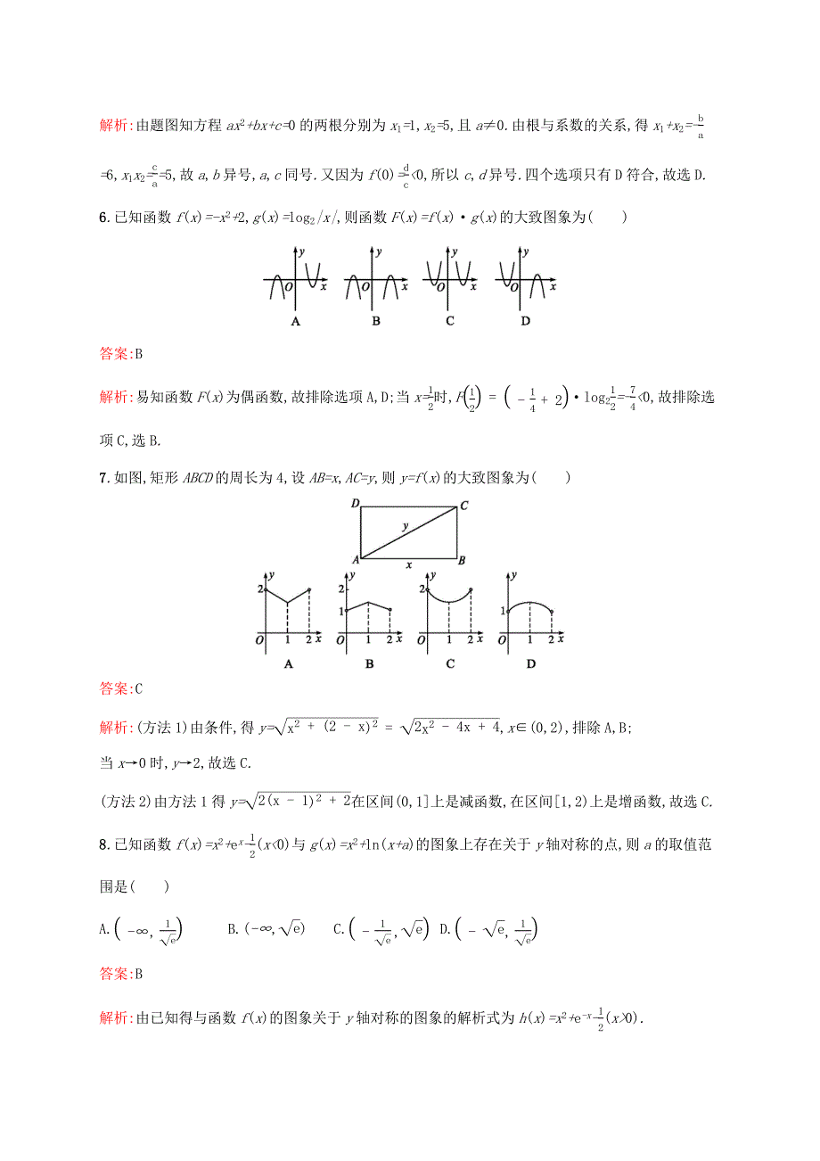 2021高考数学大一轮复习考点规范练11函数的图象理新人教A版_第3页