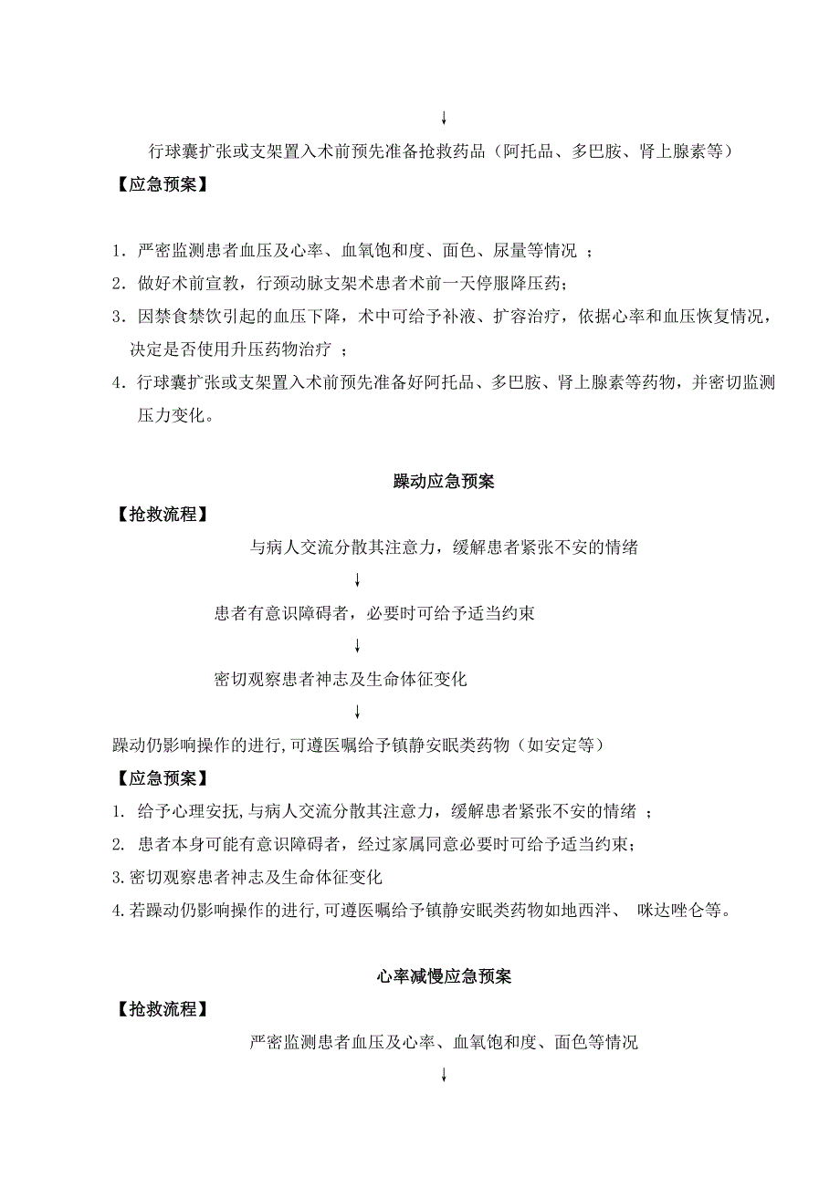 最新心血管疾病介入诊疗应急预案.doc_第3页