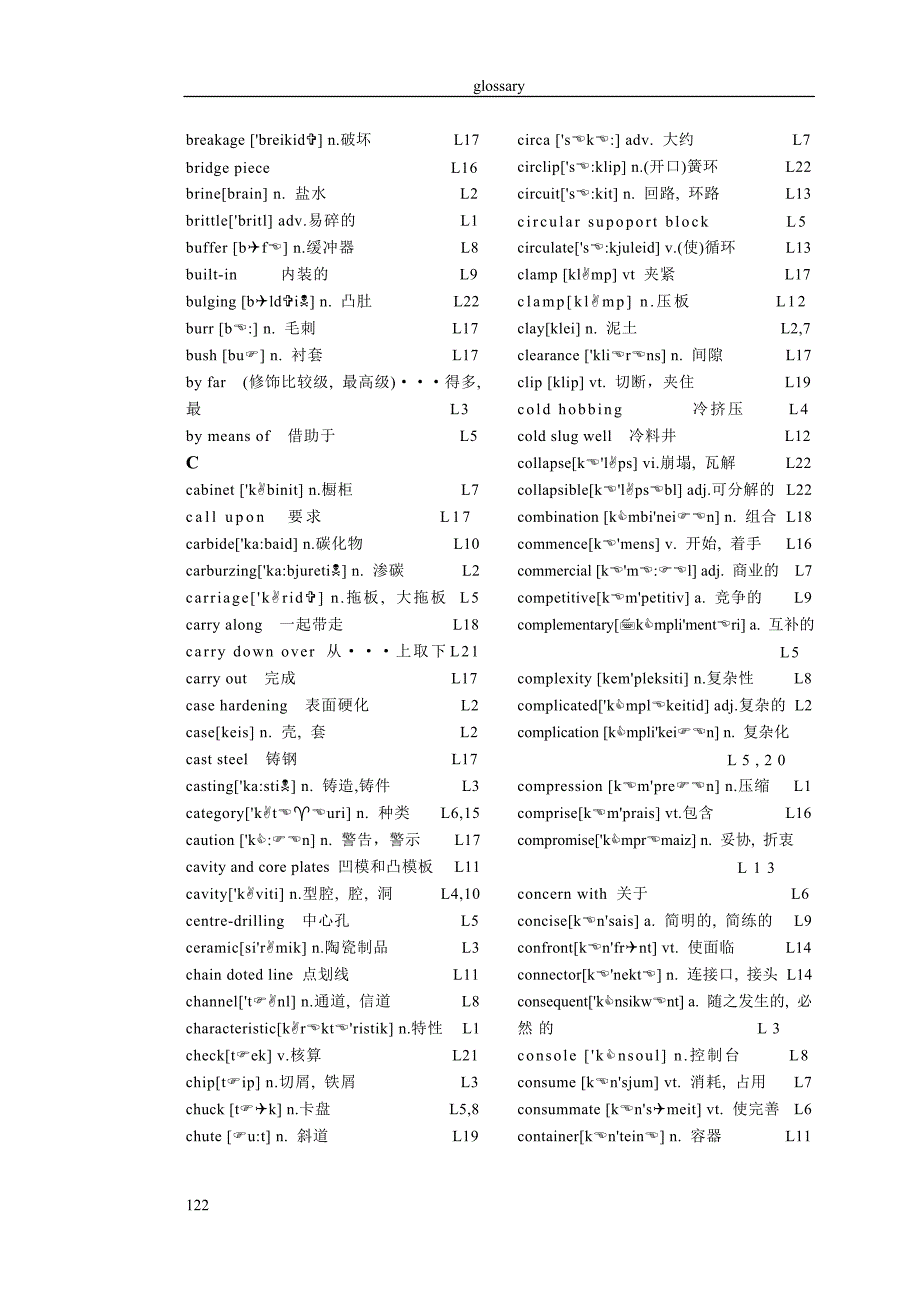 模具(机械)英语词汇表_第2页