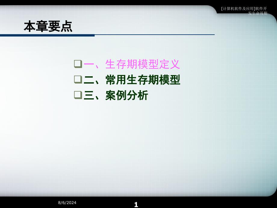 计算机软件及应用软件开发生命周期课件_第2页