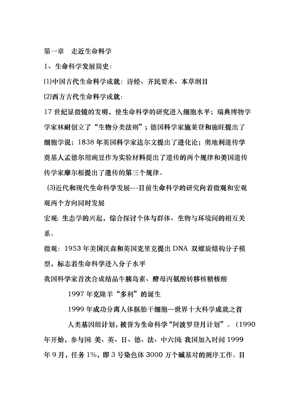 上海市XXXX生物学业水平考试考纲fvhk_第1页