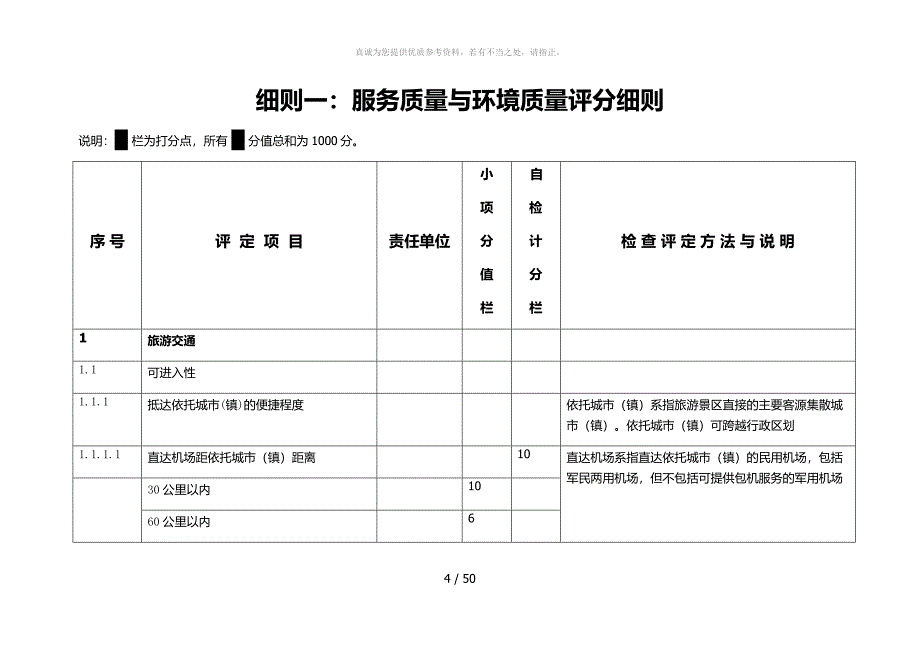 旅游景区质量等级评定标准A_第4页