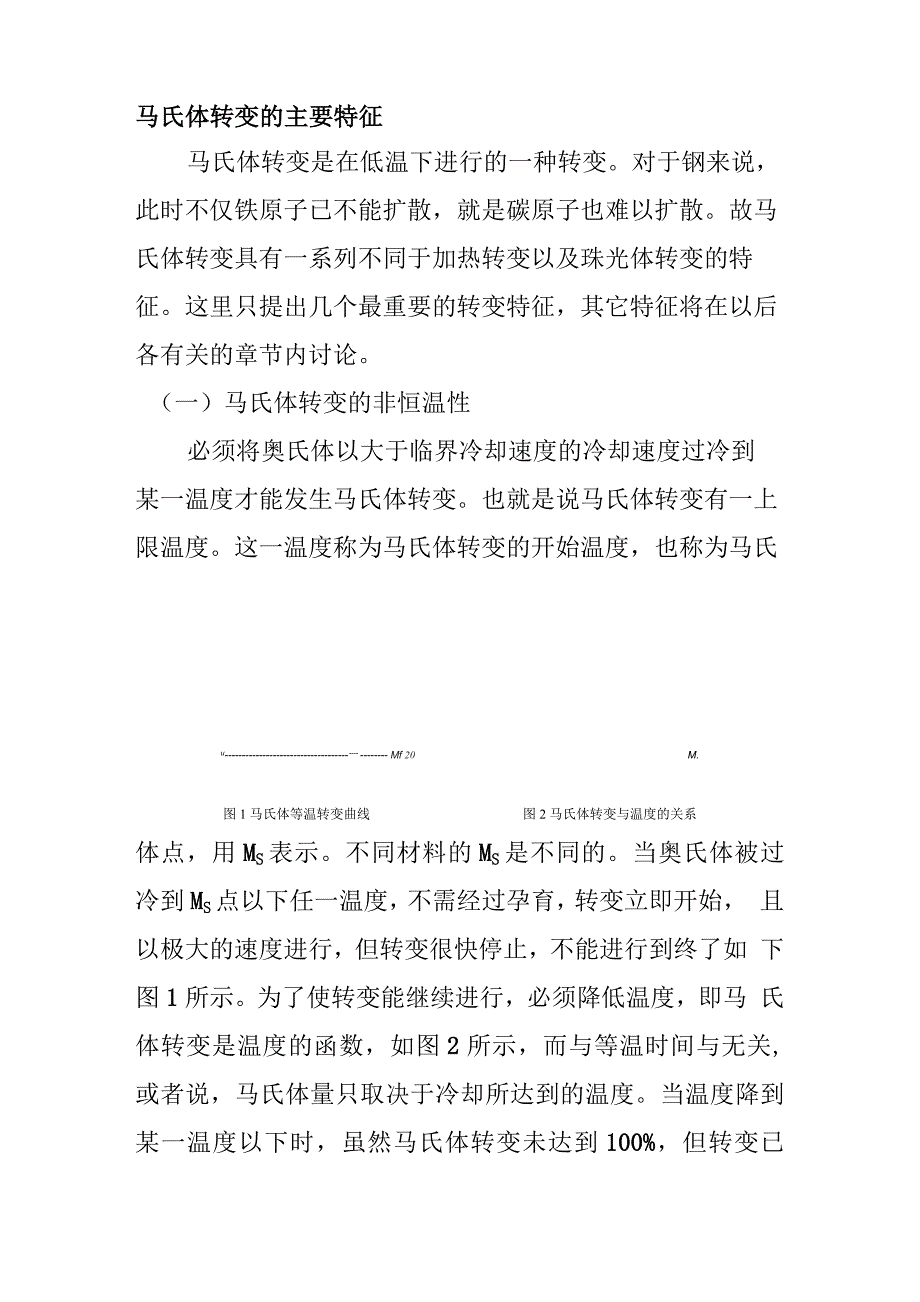 马氏体转变的主要特征_第1页
