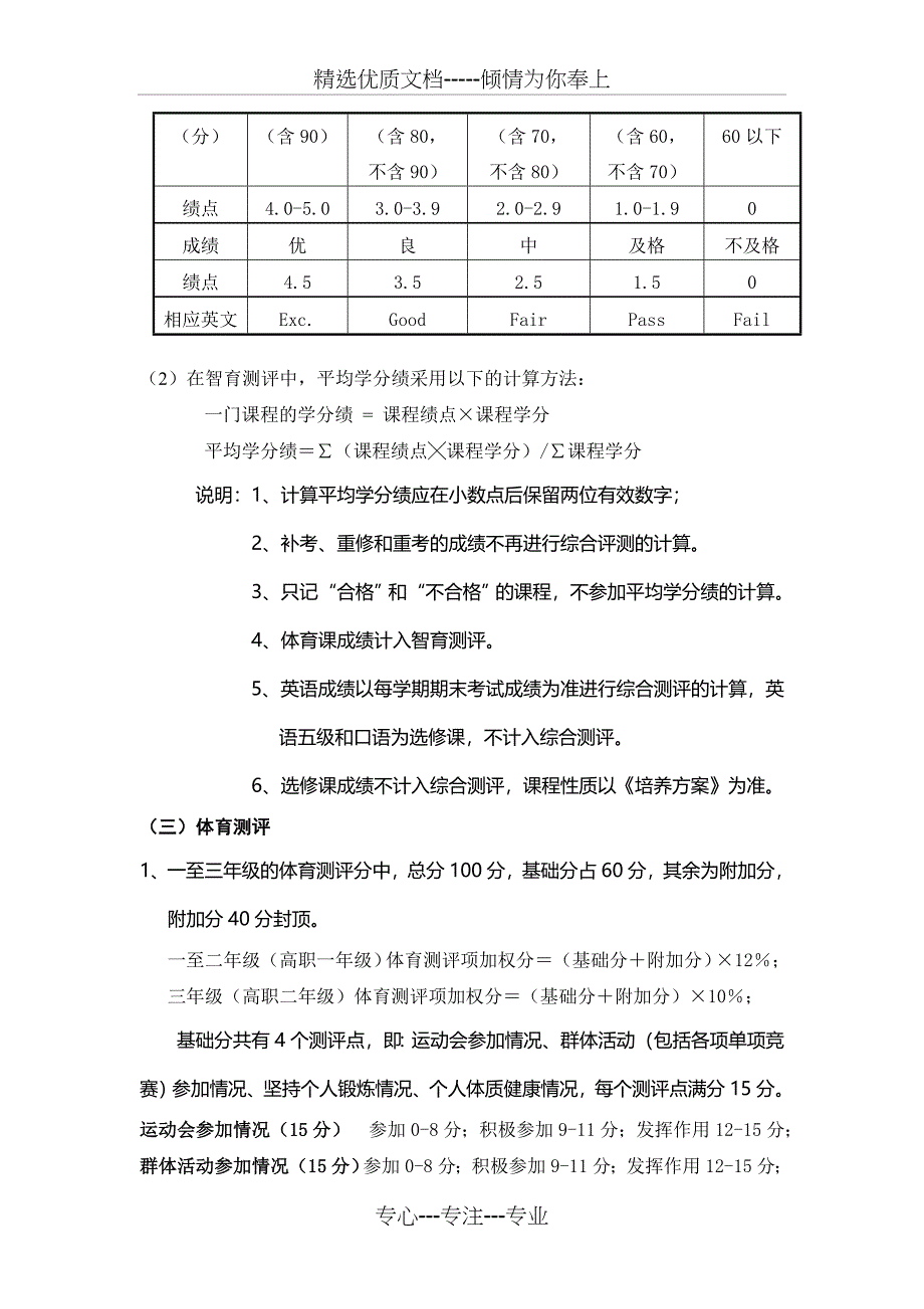 北京印刷学院大学生综合测评办法-想拿奖学金的童鞋必看哦_第4页