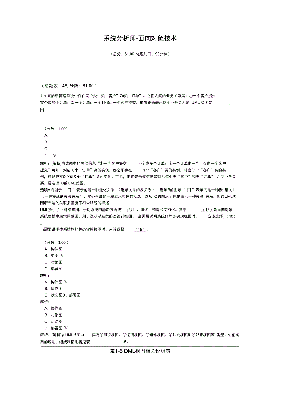 系统分析师-面向对象技术_第1页