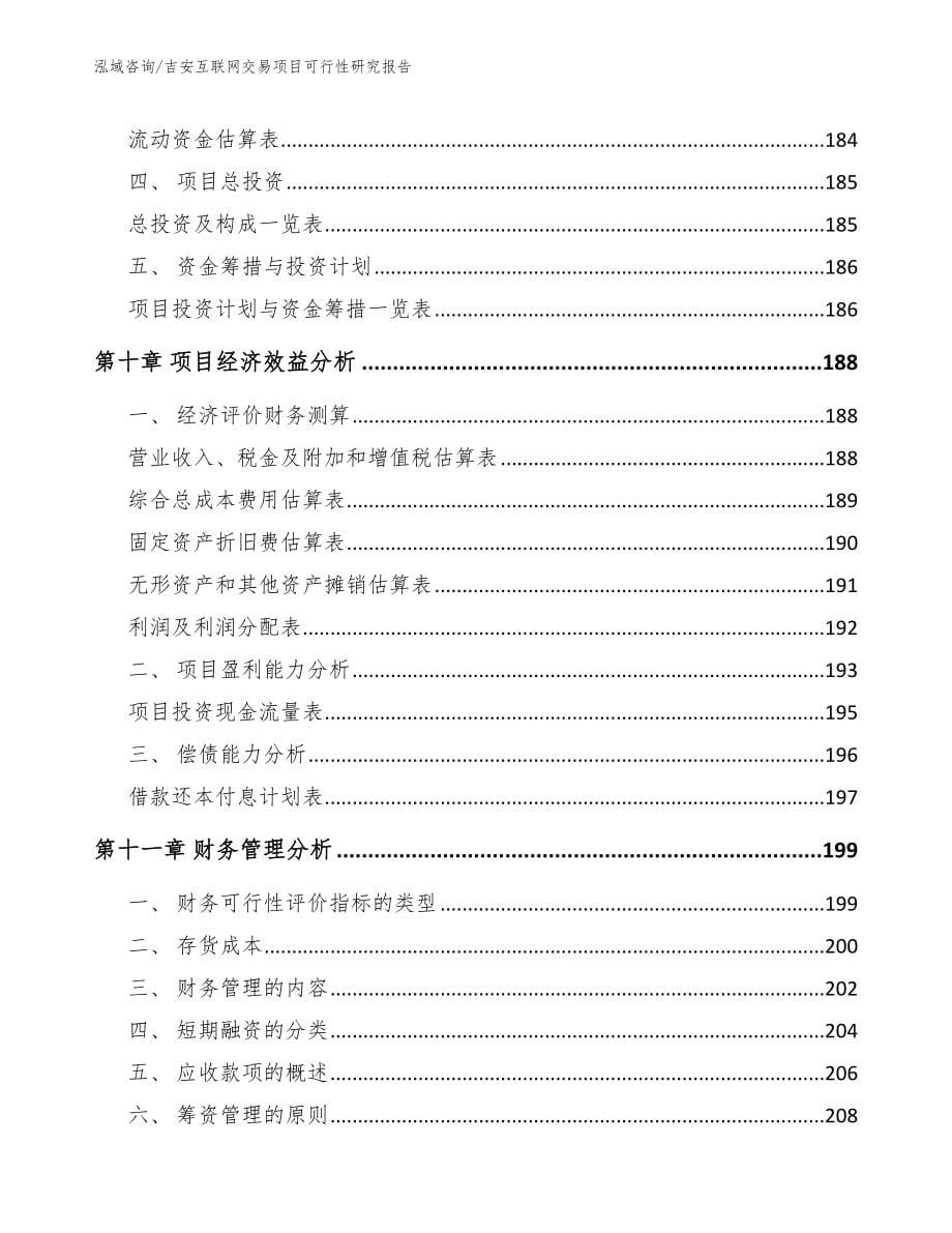 吉安互联网交易项目可行性研究报告参考范文_第5页