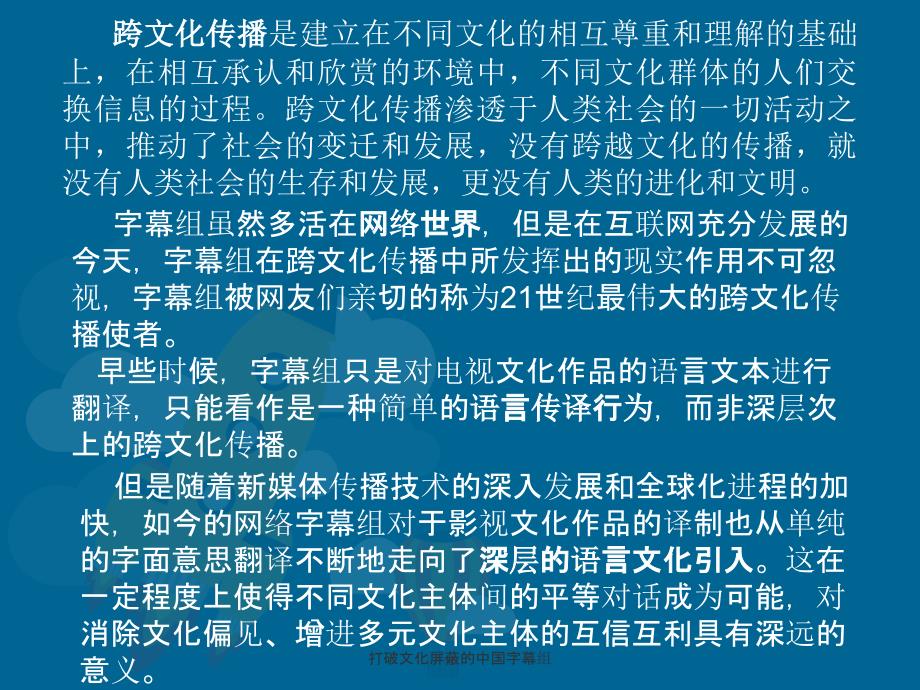 打破文化屏蔽的中国字幕组课件_第3页