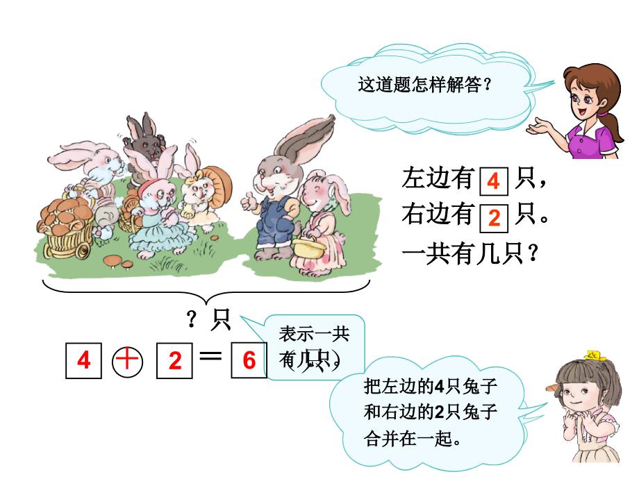 一年级上册《6、7的加减法应用》课件(1)_第2页