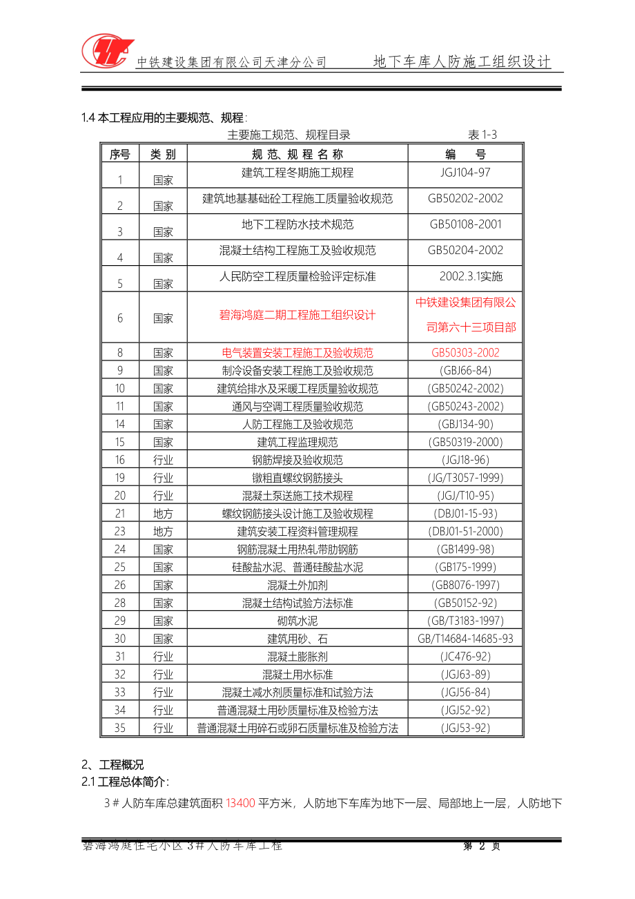 地下车库人防-施组设计-施工方案-大学论文.doc_第2页